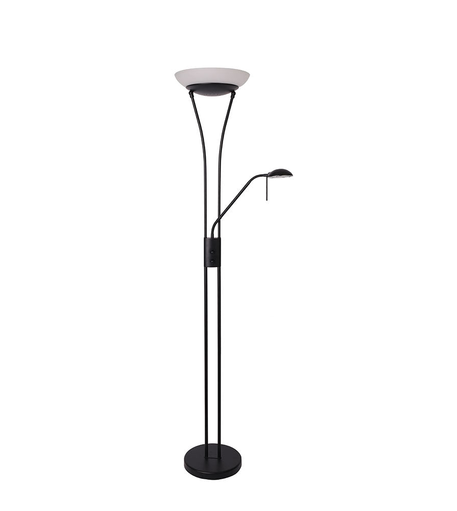 Reed 23W Mother & Child LED Floor Lamp Black - LL-LED-01B
