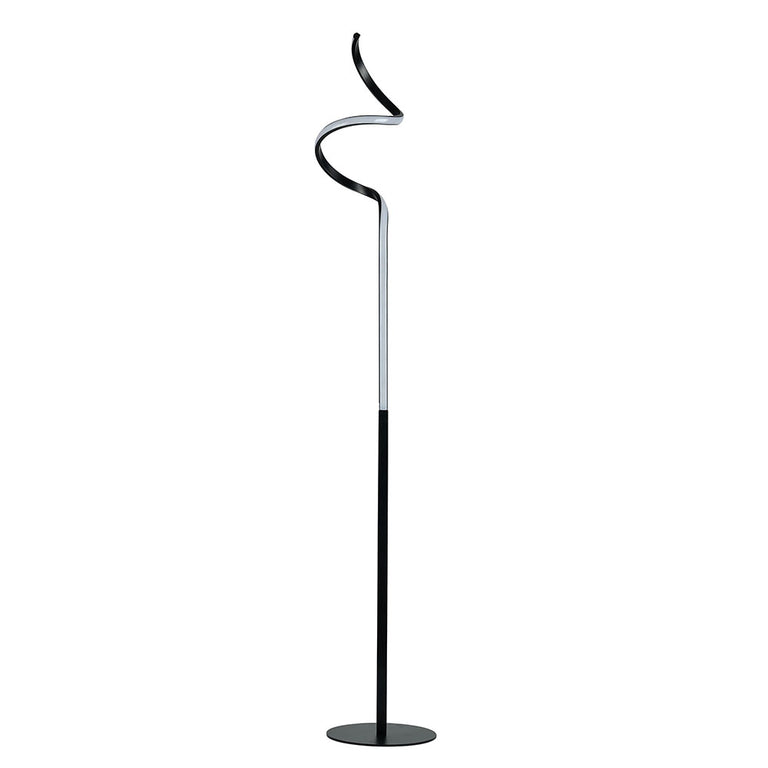 Chipper 10W LED Floor Lamp Black / Warm White - LL-LED-12B