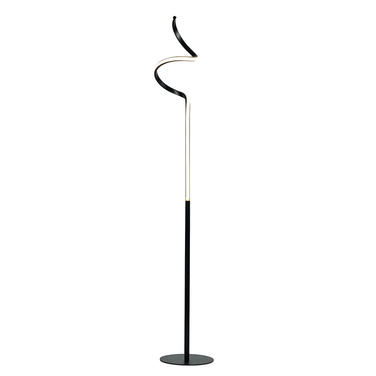 Chipper 10W LED Floor Lamp Black / Warm White - LL-LED-12B