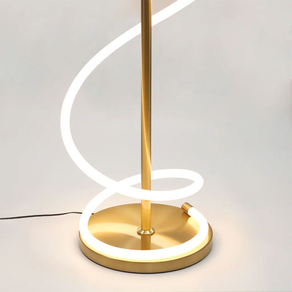 Lyona Gold Floor Lamp - LL-LED-22G