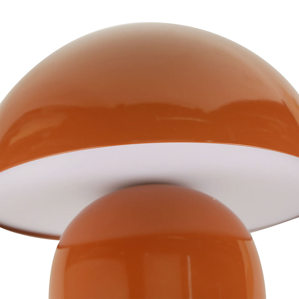 Mushroom LED CCT Dimmable USB Rechargeable Touch Table Lamp Clay - LL-LED-29C