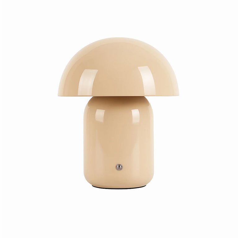 Mushroom LED CCT Dimmable USB Rechargeable Touch Table Lamp Taupe - LL-LED-29T