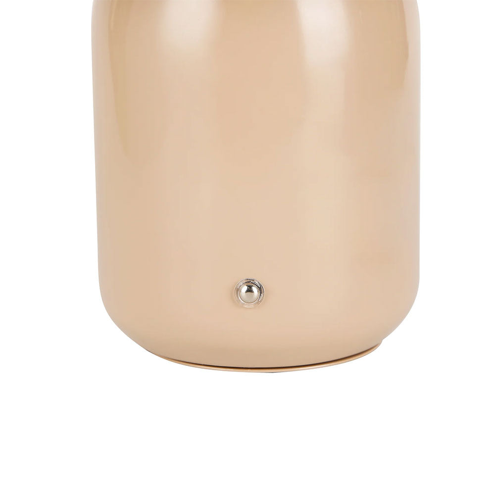 Mushroom LED CCT Dimmable USB Rechargeable Touch Table Lamp Taupe - LL-LED-29T
