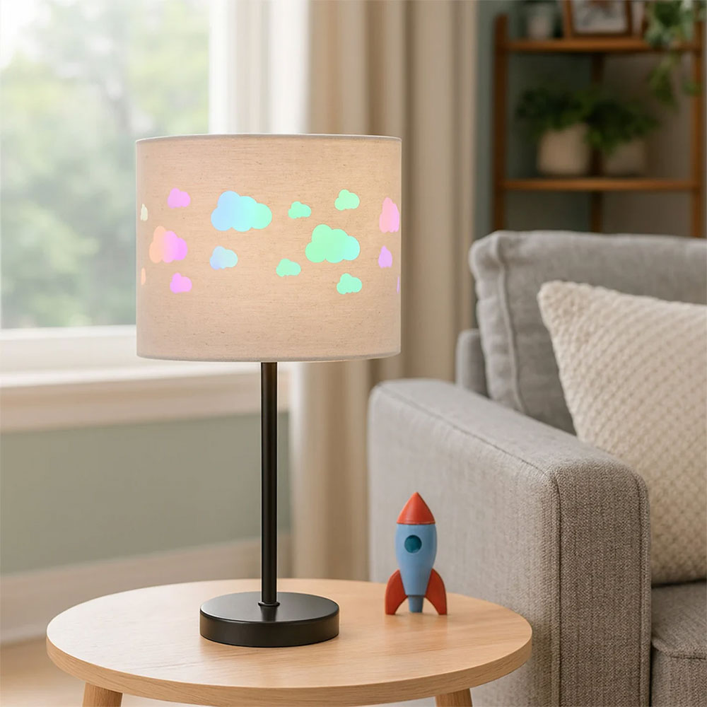 Kiki Rechargeable Touch Dimmable LED Cloud Table Lamp Black - LL-LED-30C