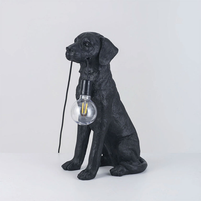 Golden Retriever LED Table Lamp Black - LL-LED-33B