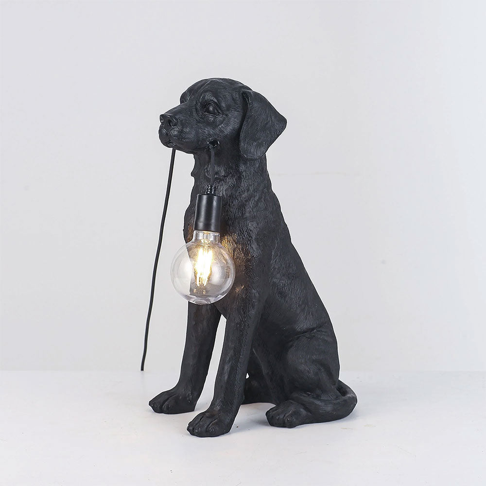 Golden Retriever LED Table Lamp Black - LL-LED-33B