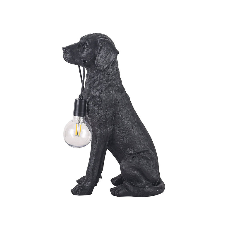 Golden Retriever LED Table Lamp Black - LL-LED-33B