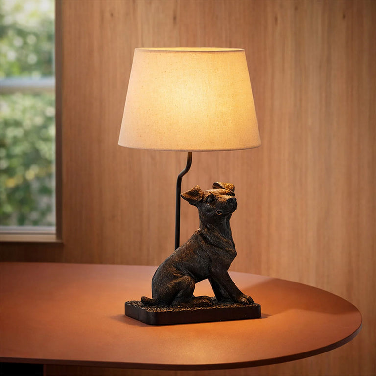 Jack Russell LED Table Lamp Black - LL-LED-34