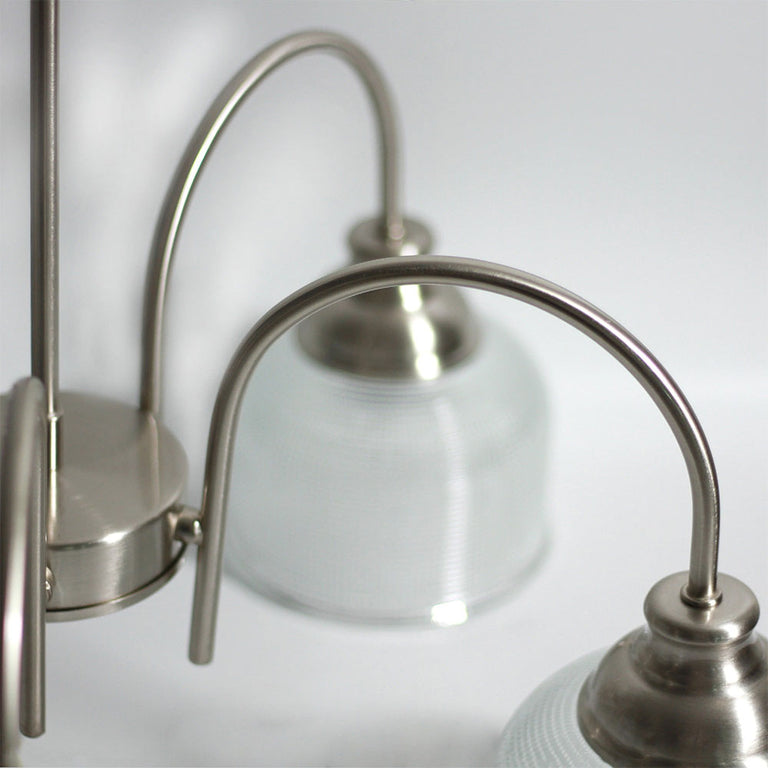 Aviva 5 Light Chandelier Satin Chrome - LL002CH102L