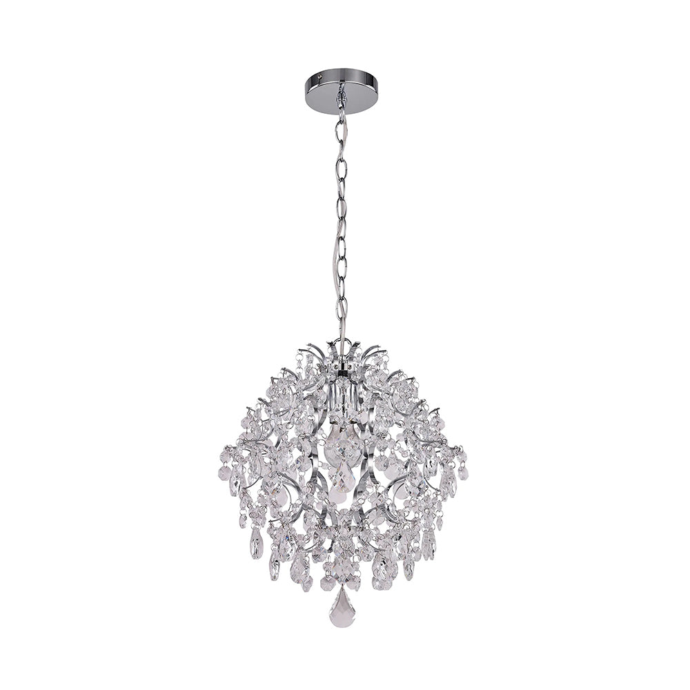 Baroque Small Chandelier Chrome - LL002CH113S