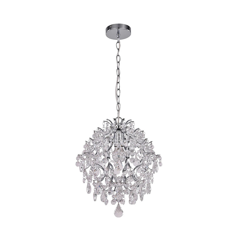 Baroque Small Chandelier Chrome - LL002CH113S