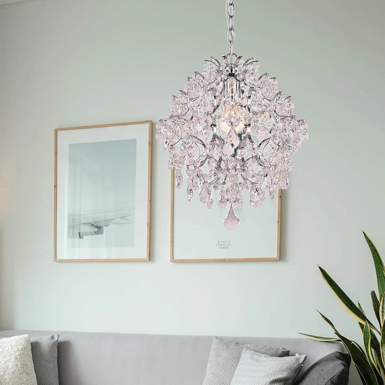 Baroque Small Chandelier Chrome - LL002CH113S