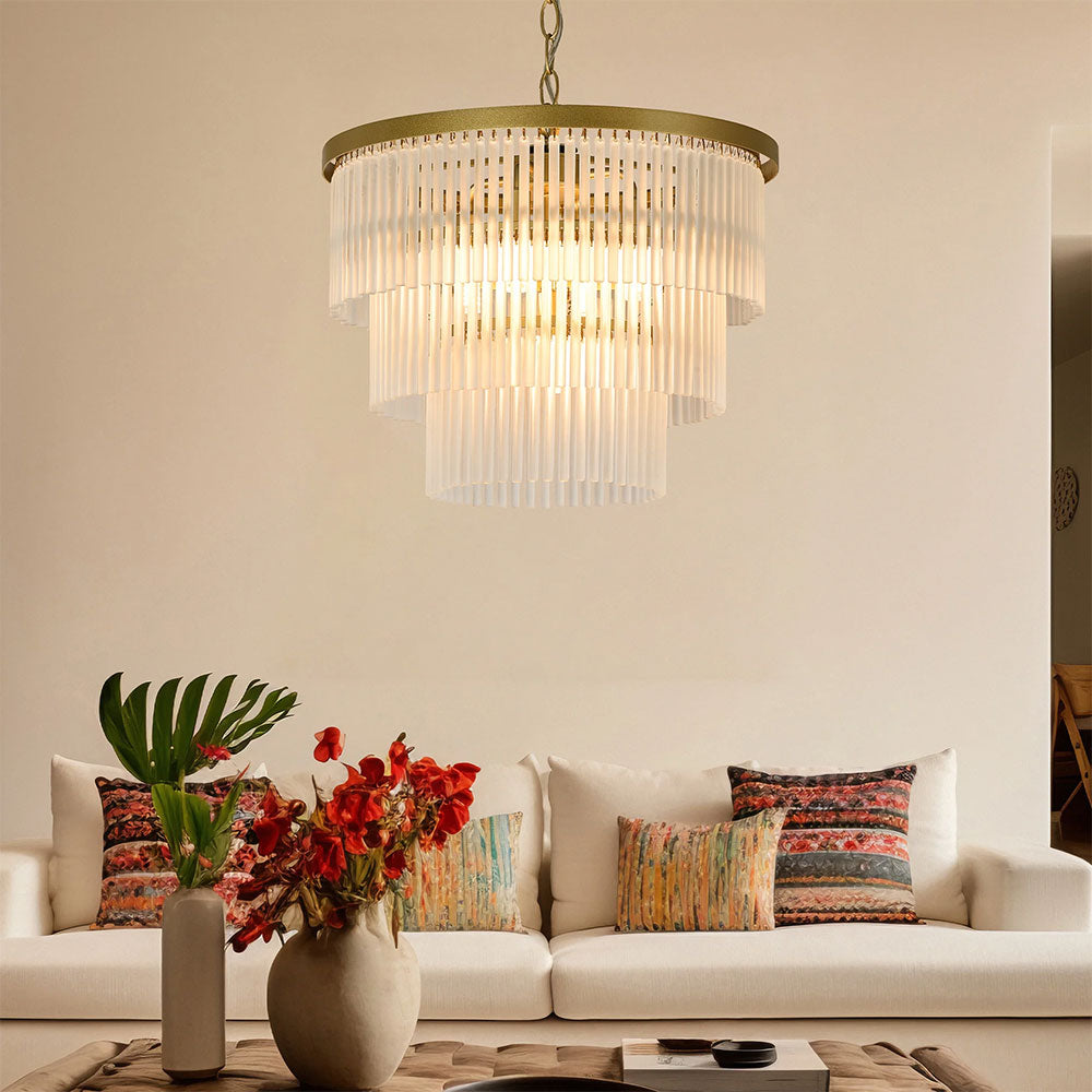 Greer 4 Light Chandelier Gold - LL002CH117