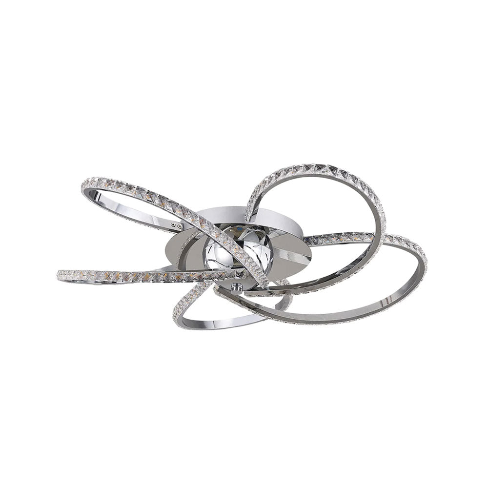 Irie Dimmable 5 Light LED Ceiling Light Chrome - LL002CL012CH