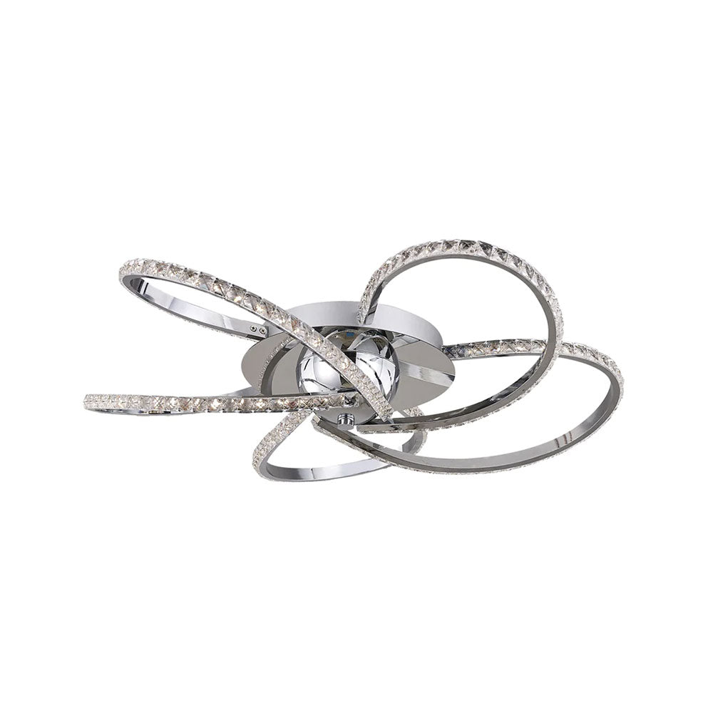 Irie Dimmable 5 Light LED Ceiling Light Chrome - LL002CL012CH