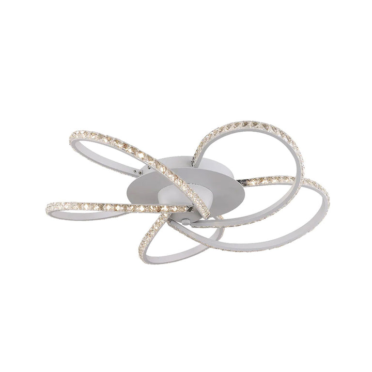 Irie Dimmable 5 Light LED Ceiling Light White - LL002CL012W