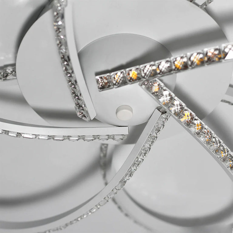 Irie Dimmable 5 Light LED Ceiling Light White - LL002CL012W