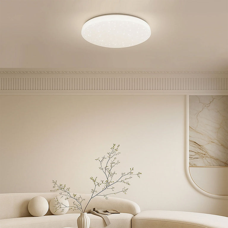 Starry Glow Tri Colour Dimmable Flush Mount LED Ceiling Light Large - LL002CL135L