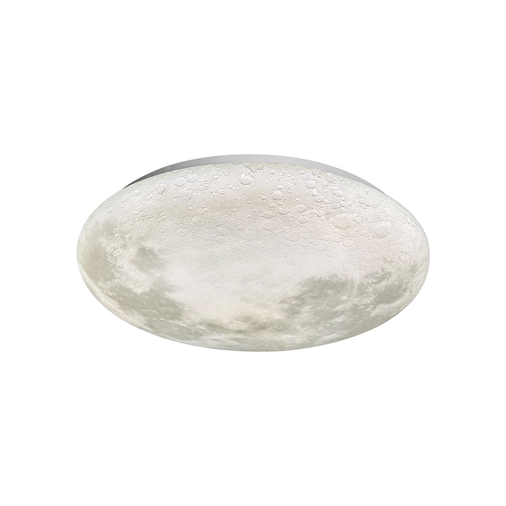 Luna Moon Tri Colour Dimmable Flush Mount LED Ceiling Light Large - LL002CL136L