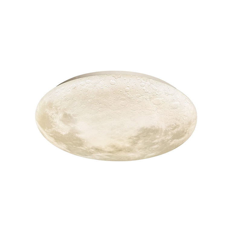 Luna Moon Tri Colour Dimmable Flush Mount LED Ceiling Light Large - LL002CL136L