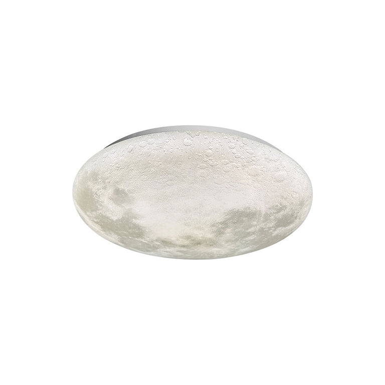 Luna Moon Tri Colour Dimmable Flush Mount LED Ceiling Light Small - LL002CL136S