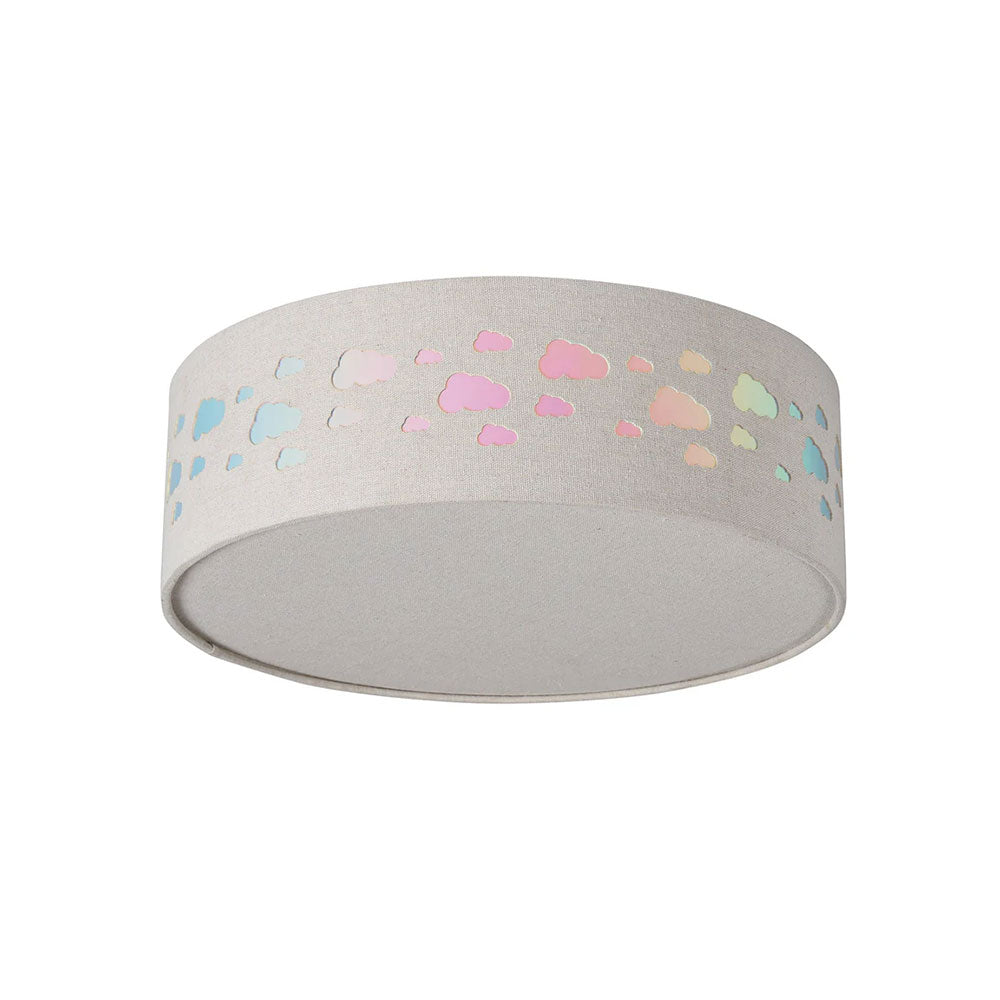 Kiki LED Flush Mount Light Cloud White - LL002CL137C