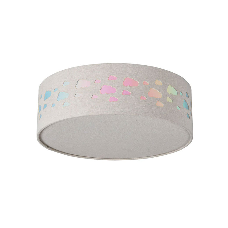 Kiki LED Flush Mount Light Cloud White - LL002CL137C