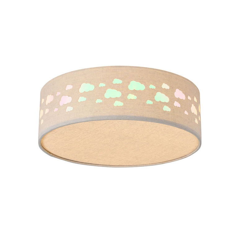 Kiki LED Flush Mount Light Cloud White - LL002CL137C