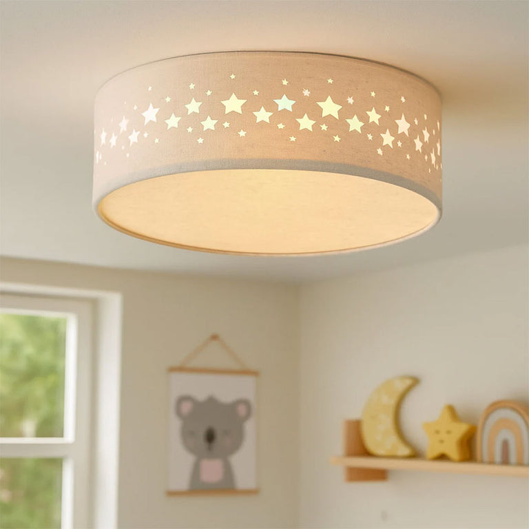 Kiki LED Flush Mount Light Star White - LL002CL137S
