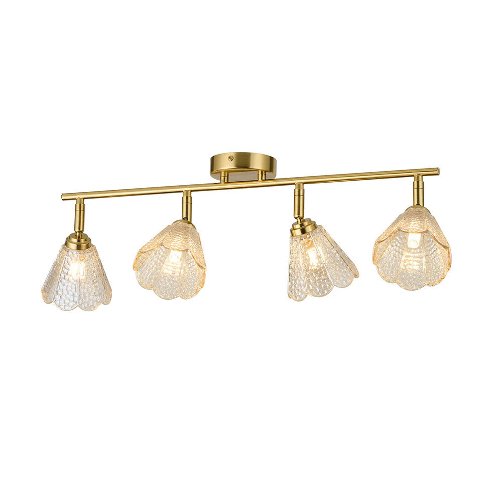 Coraline 4lt Linear Ceiling Light Champagne - LL002CL138CH