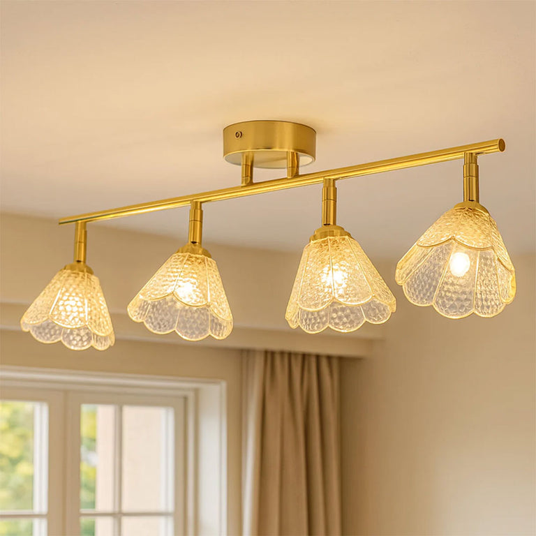 Coraline 4lt Linear Ceiling Light Champagne - LL002CL138CH