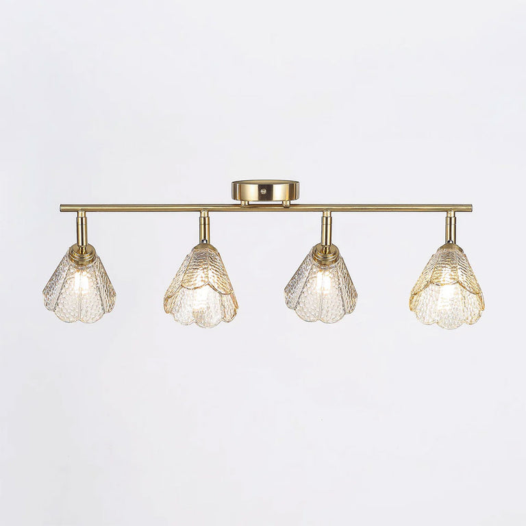 Coraline 4lt Linear Ceiling Light Champagne - LL002CL138CH