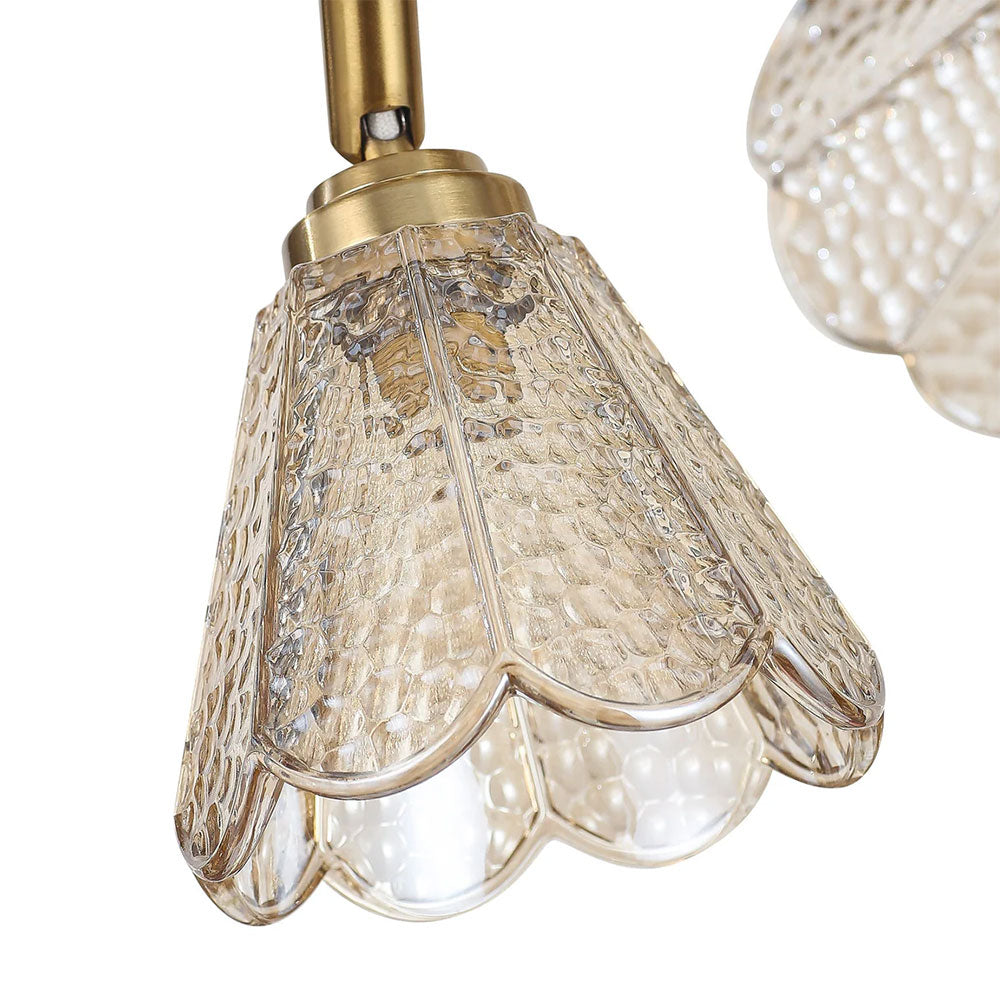 Coraline 4lt Linear Ceiling Light Champagne - LL002CL138CH
