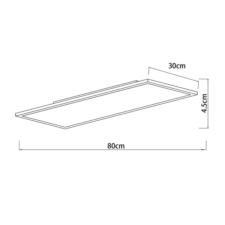 Maiken LED CCT Panel Light Small White - LL002CL140S