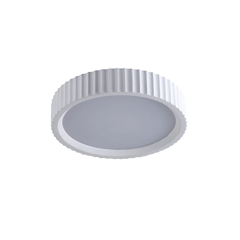 Mallory Plaster LED CCT Ceiling Light Large White - LL002CL141L