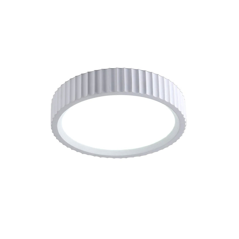 Mallory Plaster LED CCT Ceiling Light Large White - LL002CL141L