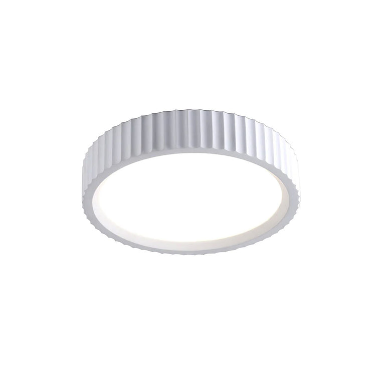 Mallory Plaster LED CCT Ceiling Light Large White - LL002CL141L