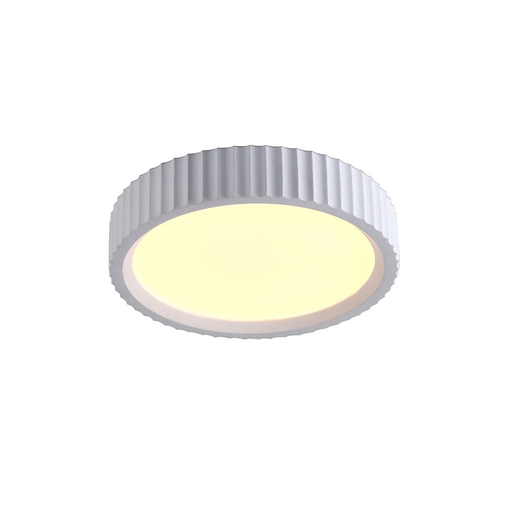 Mallory Plaster LED CCT Ceiling Light Large White - LL002CL141L