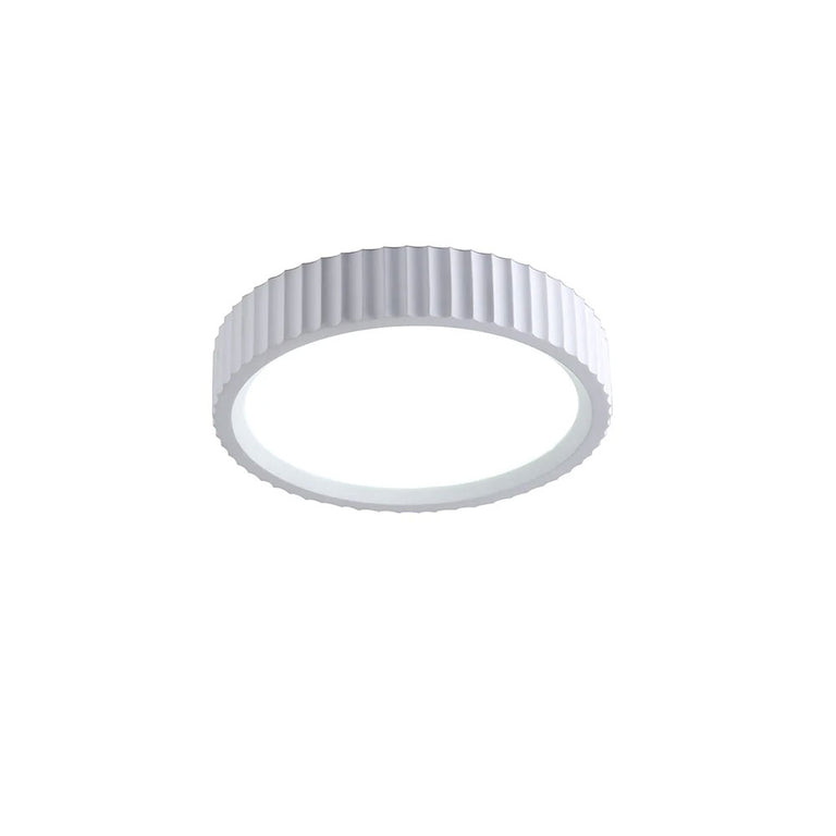 Mallory Plaster LED CCT Ceiling Light Small White - LL002CL141S