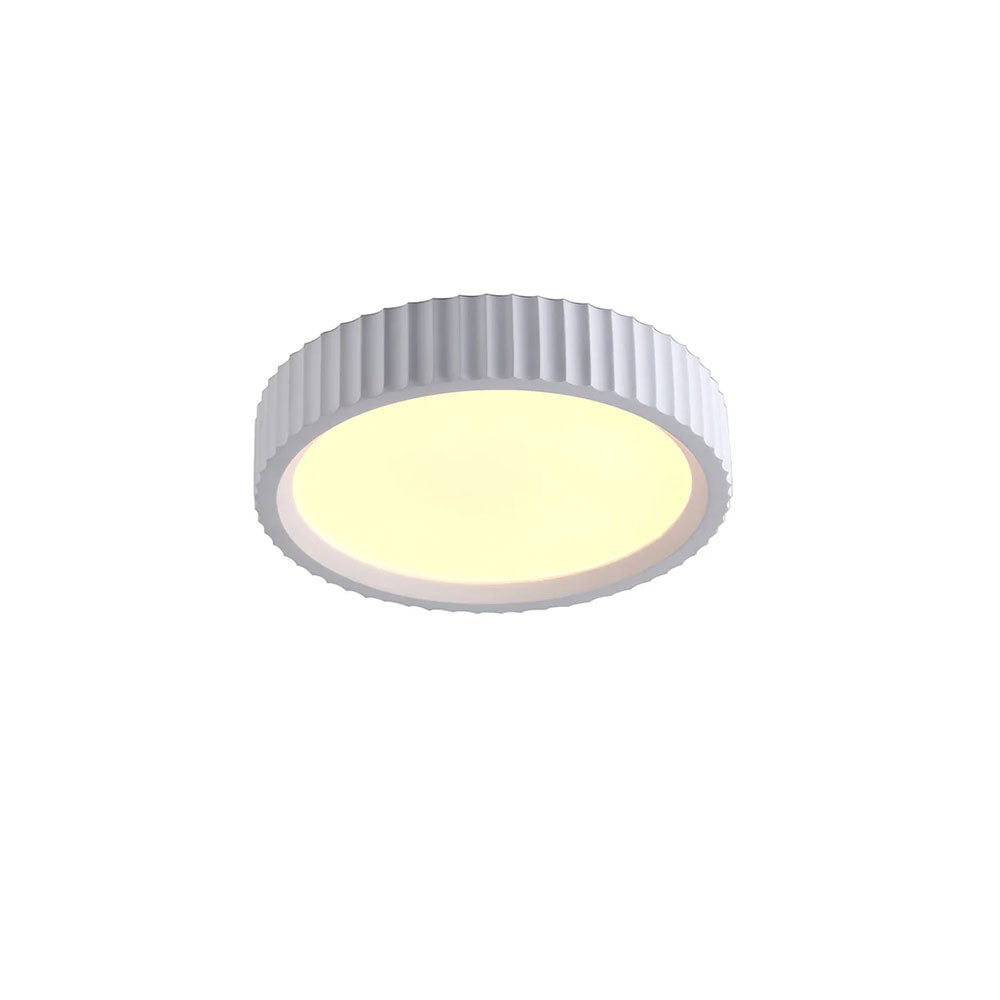 Mallory Plaster LED CCT Ceiling Light Small White - LL002CL141S