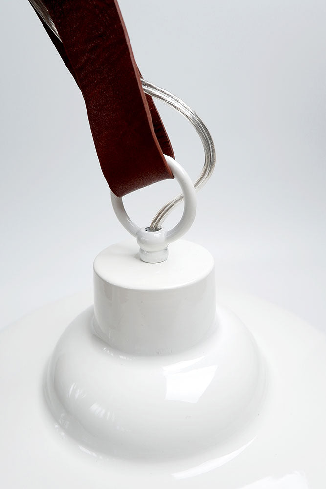 Matrix 1 Light Pendant Belt Suspension White - LL002PL030W