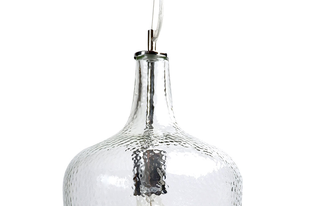 Marsha 1 Light Glass Pendant Clear - LL002PL037C