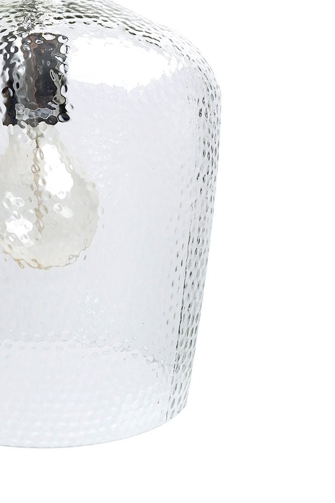 Marsha 1 Light Glass Pendant Clear - LL002PL037C