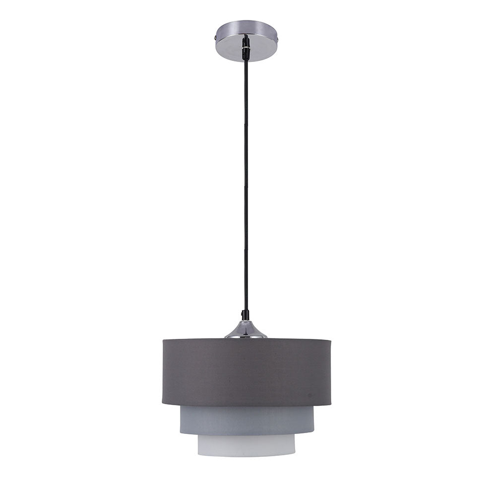 Isabelle 1 Light Pendant Grey - LL002PL045GR