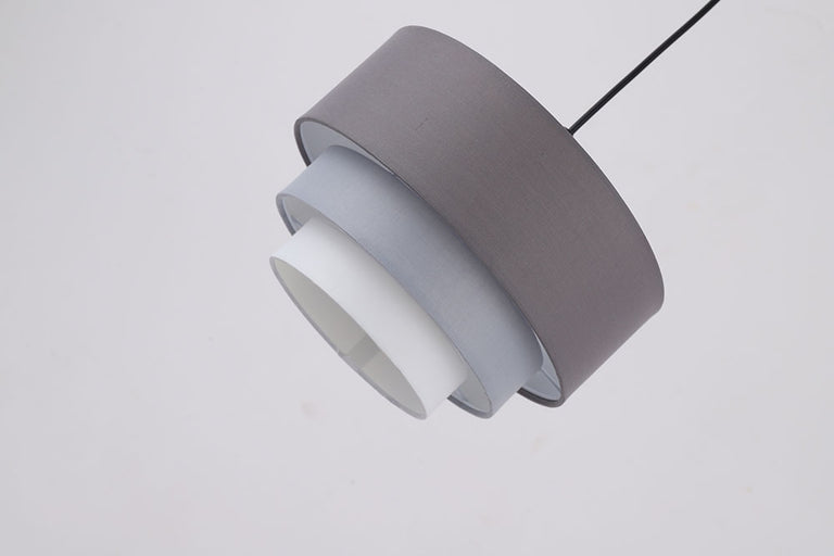 Isabelle 1 Light Pendant Grey - LL002PL045GR
