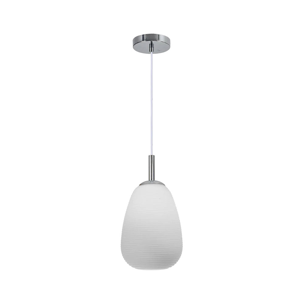 Briella Glass Pendant Chrome - LL002PL067