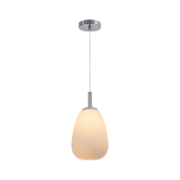 Briella Glass Pendant Chrome - LL002PL067