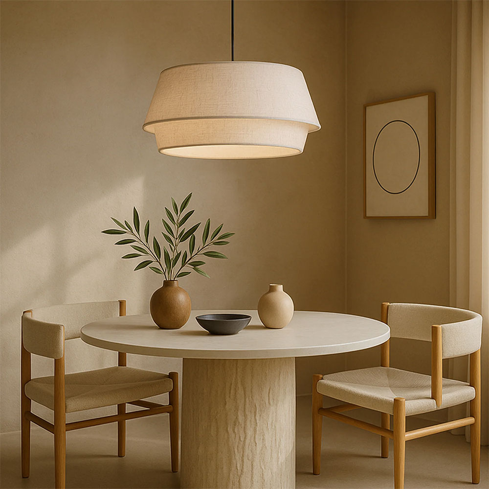 Elisa Pendant Linen - LL002PL127LN