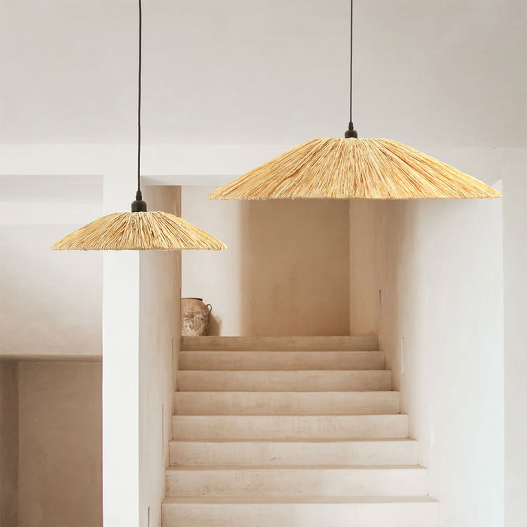 Lucia Raffia Medium Pendant Light - LL002PL130M