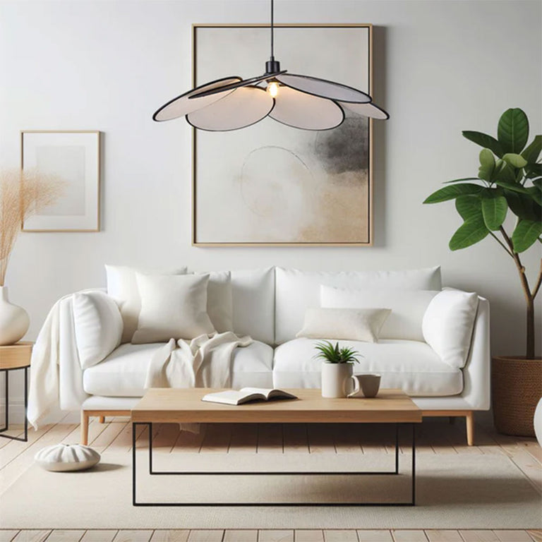 Flora Pendant Light Beige - LL002PL137BE